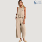 R. Lauren Conjunto de Dos Piezas con Tirantes Volantes + Sombrero de Sol Gratis – Compra 1, Lleva 2