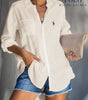 RohlpH LARVEN – Camisa Elegante y Casual