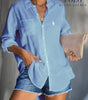 RohlpH LARVEN – Camisa Elegante y Casual