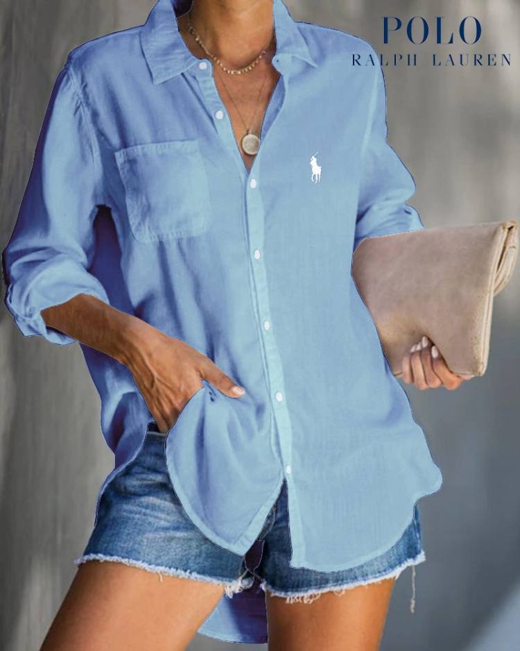 RohlpH LARVEN – Camisa Elegante y Casual
