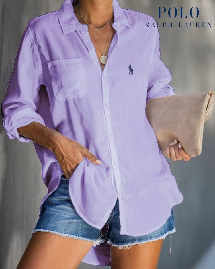 RohlpH LARVEN – Camisa Elegante y Casual