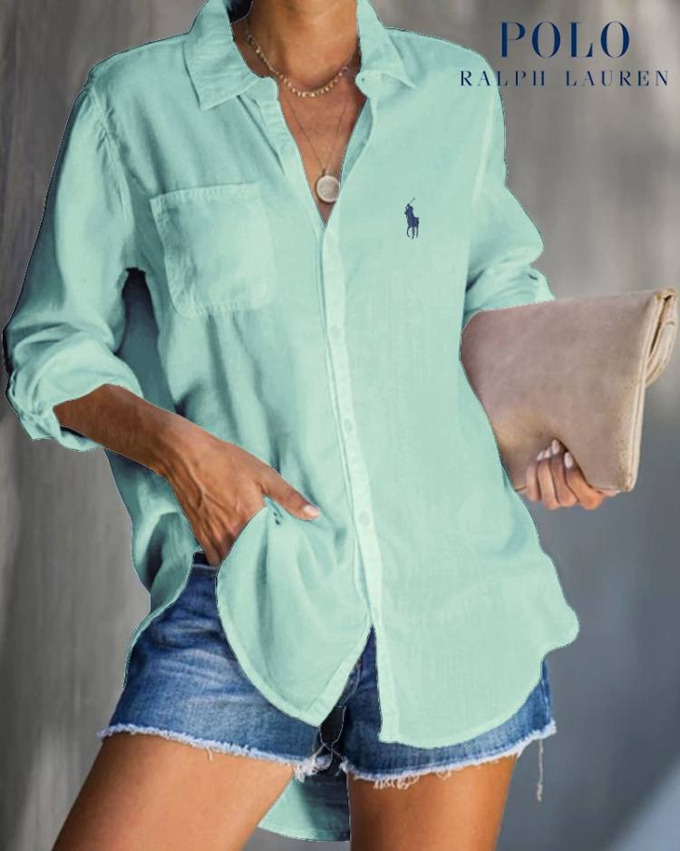 RohlpH LARVEN – Camisa Elegante y Casual