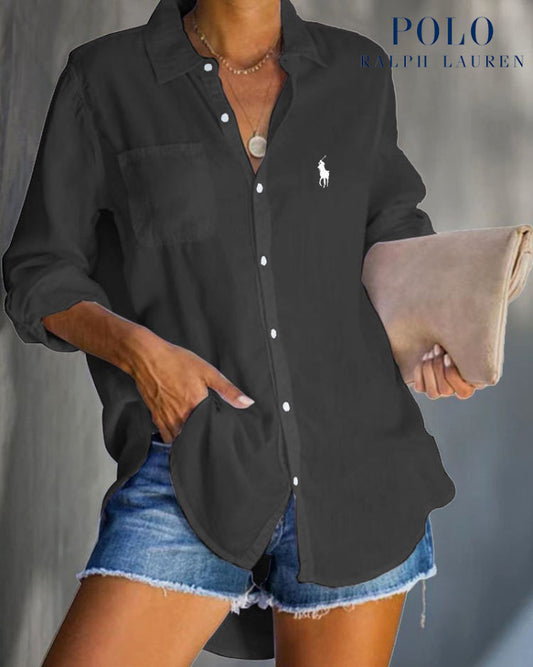 RohlpH LARVEN – Camisa Elegante y Casual