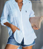 RohlpH LARVEN – Camisa Elegante y Casual