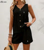 Conjunto de Top de Tirantes con Botones y Pantalones Cortos R. Lauren
