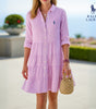 Vestido Camisero a Rayas de R. Lauren