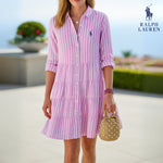 Vestido Camisero a Rayas de R. Lauren