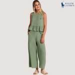 R. Lauren Conjunto de Dos Piezas con Tirantes Volantes + Sombrero de Sol Gratis – Compra 1, Lleva 2