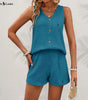 R. Ꮮаᴜгеn Conjunto de Top de Tirantes y Pantalones Cortos