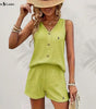 Conjunto de Top de Tirantes con Botones y Pantalones Cortos R. Lauren