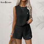 [Compra 1 Llévate 2] Conjunto Completo de Lino Serenity con Dos Piezas de R. Lauren + Sombrero de Sol R. Lauren Gratis