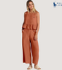 R. Lauren Conjunto de Dos Piezas con Tirantes Volantes + Sombrero de Sol Gratis – Compra 1, Lleva 2