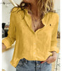 R. Ꮮаᴜгеn Camisa de Lino con Botones
