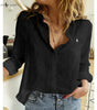 R. Ꮮаᴜгеn Camisa de Lino con Botones