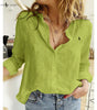 Blusa de Lino R. con Botones