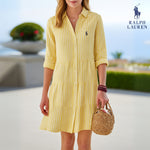 Vestido Camisero a Rayas de R. Lauren