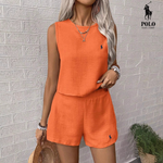 [Compra 1 Llévate 2] Conjunto Completo de Lino Serenity con Dos Piezas de R. Lauren + Sombrero de Sol R. Lauren Gratis