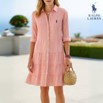 Vestido Camisero a Rayas de R. Lauren