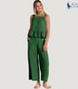 R. Lauren Conjunto de Dos Piezas con Tirantes Volantes + Sombrero de Sol Gratis – Compra 1, Lleva 2