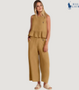 R. Lauren Conjunto de Dos Piezas con Tirantes Volantes + Sombrero de Sol Gratis – Compra 1, Lleva 2