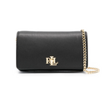 R. Ꮮаᴜгеn Bolso Cruzado de Cuero con Logo