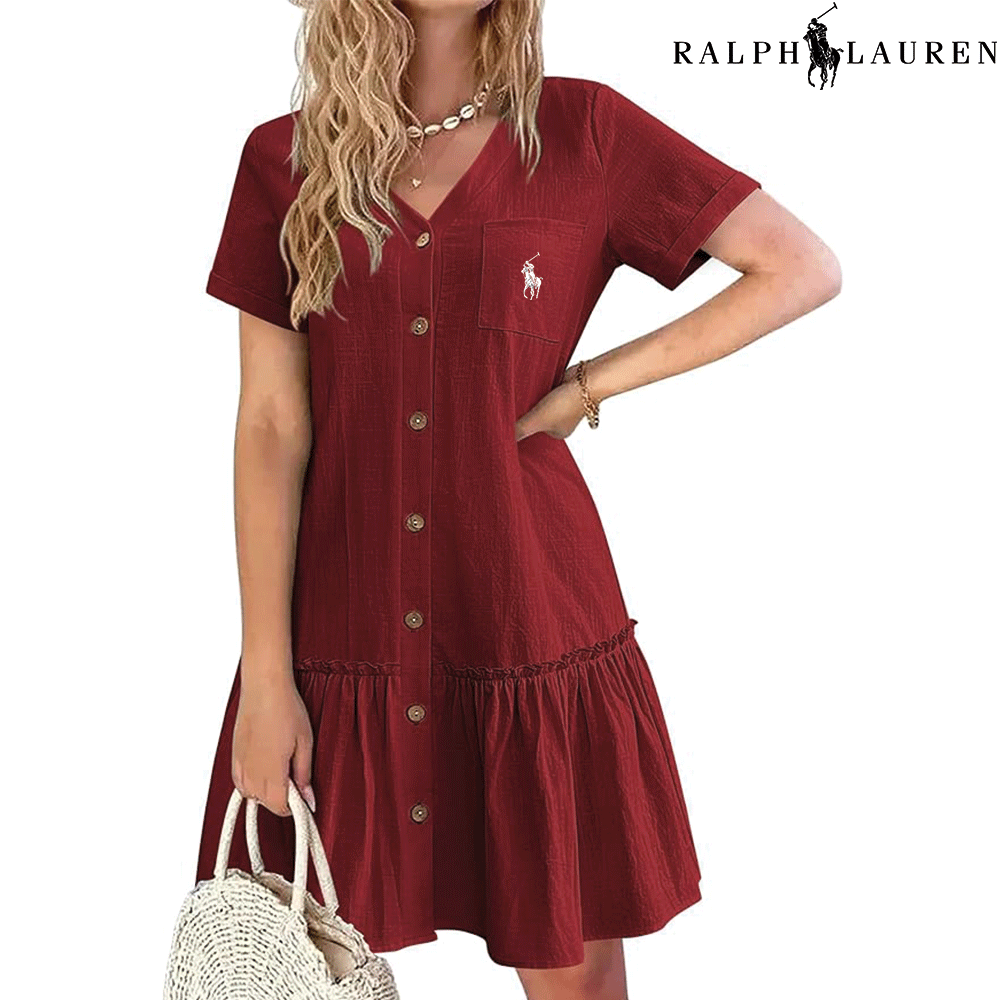 Ꮢalph Ꮮаᴜгеn – Vestido de Verano con Tirantes