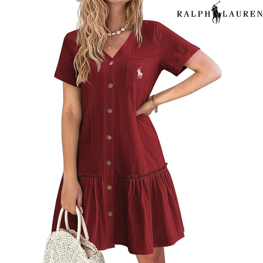 Ꮢalph Ꮮаᴜгеn – Vestido de Verano con Tirantes