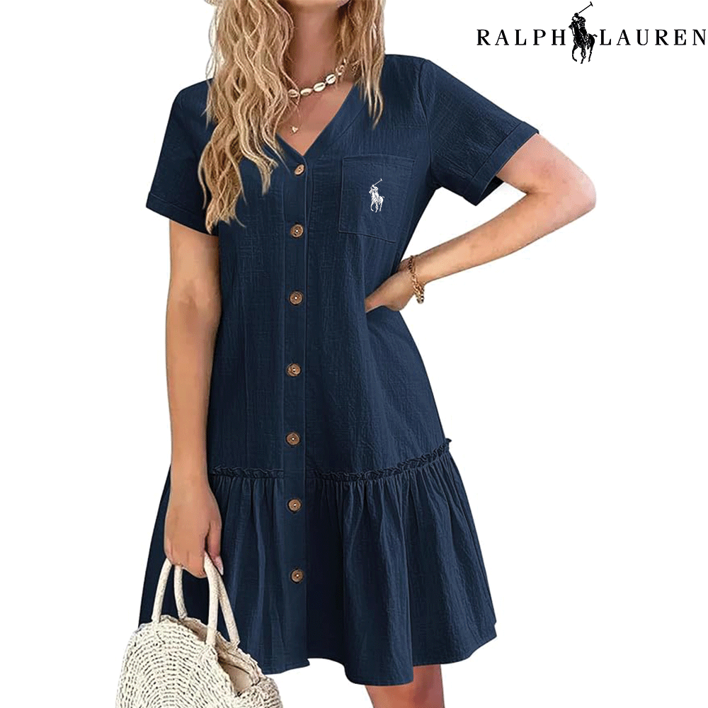 Ꮢalph Ꮮаᴜгеn – Vestido de Verano con Tirantes
