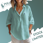 Camisa de Lino para Mujer RL™