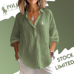 Camisa de Lino para Mujer RL™