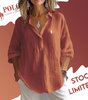 Camisa de Lino para Mujer RL™
