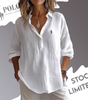 Camisa de Lino para Mujer RL™
